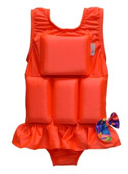 Girls Flotation Swimsuit - Orange Sherbet