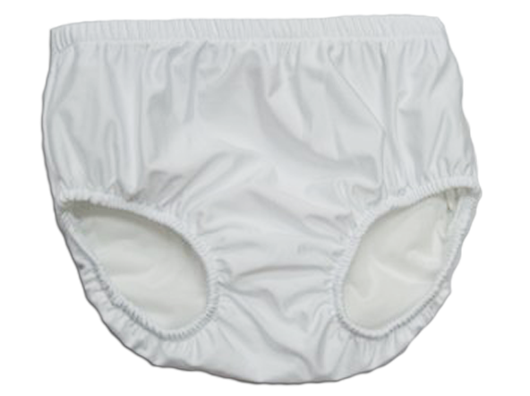 Reusable Swim Diaper - White (Youth)