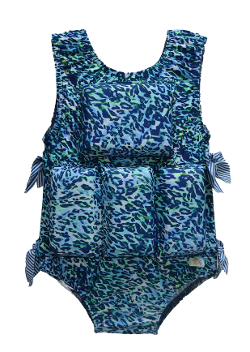 Girls Flotation Swimsuit - NEW - Liquid Leopard